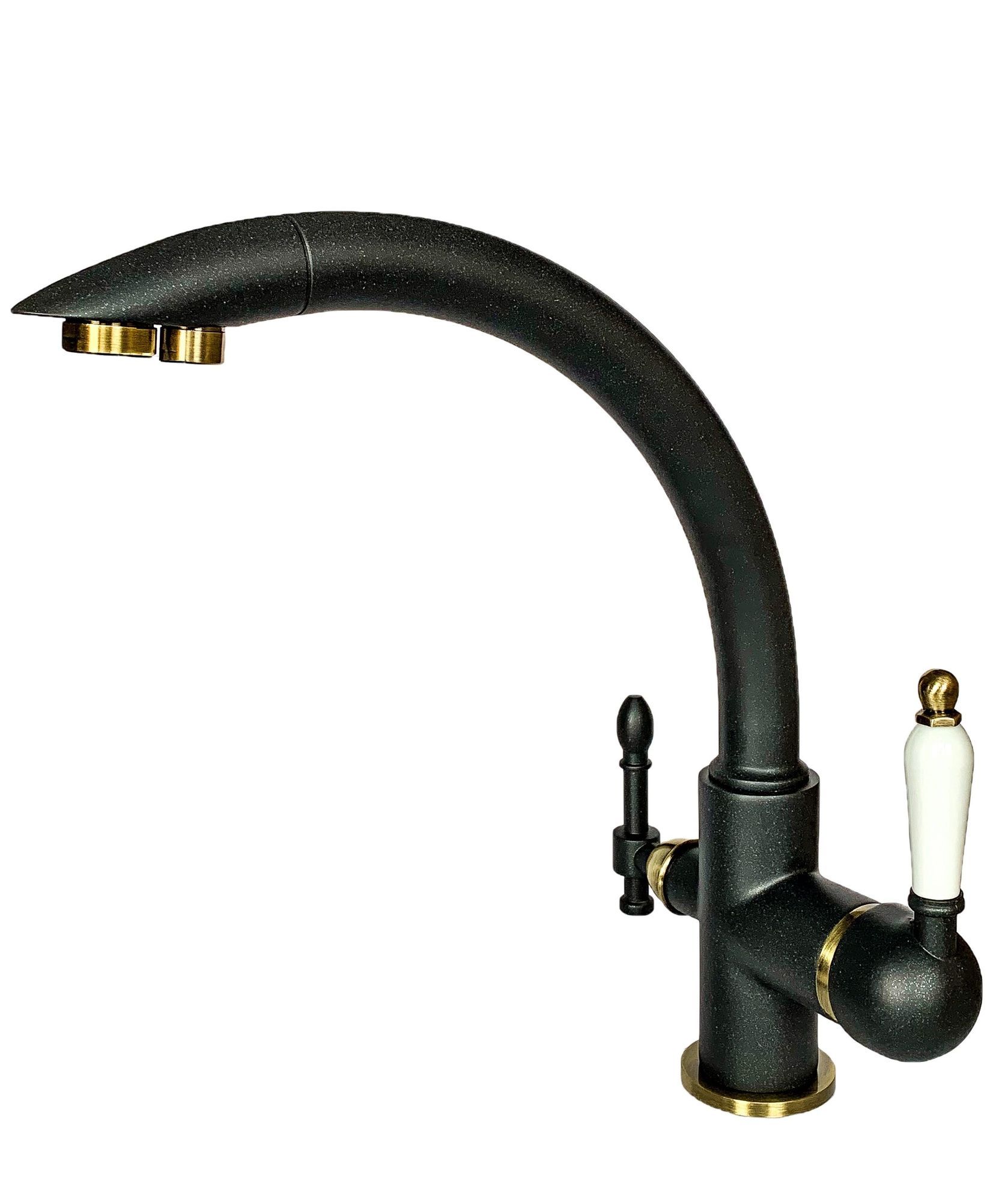 Смеситель с подключением фильтра (2в1) MILACIO Castellon Ceramic антрацит/бронза (MC.513.ABR)
Смеситель с подключением фильтра (2в1) MILACIO Castellon Ceramic антрацит/бронза (MC.513.ABR)