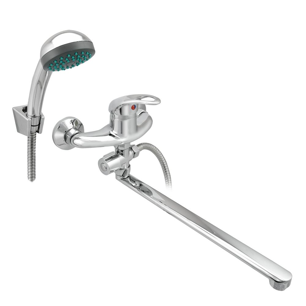 Смеситель ванно-душевой одноручный Juguni с металлическим шлангом и хром. лейкой, JGN0120, L-излив 0402.609
Смеситель ванно-душевой одноручный Juguni с металлическим шлангом и хром. лейкой, JGN0120, L-излив 0402.609