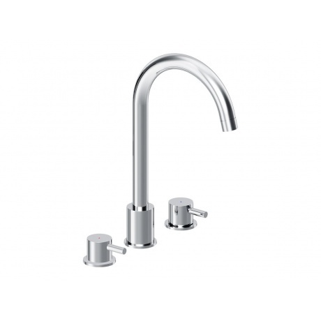 360200000 Scandinavian Pure Смеситель для умывальника, встраиваемый в столешницу, трёхсекционный, хр
360200000 Scandinavian Pure Смеситель для умывальника, встраиваемый в столешницу, трёхсекционный, хр