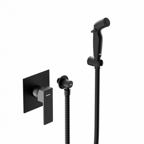 537510300 Gala Смеситель монтируемый в стену с гиг.душем, черный
537510300 Gala Смеситель монтируемый в стену с гиг.душем, черный