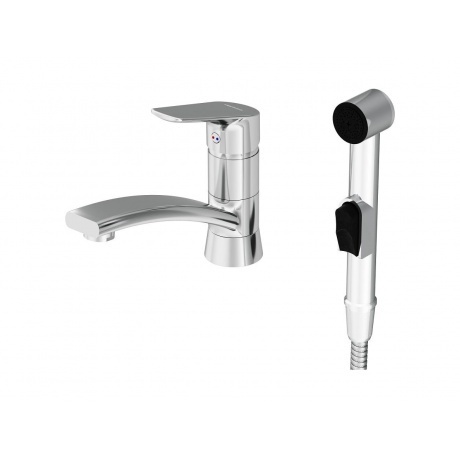 770230001 Jupiter, смеситель с поворотным изливом и гиг. душем, хром
770230001 Jupiter, смеситель с поворотным изливом и гиг. душем, хром