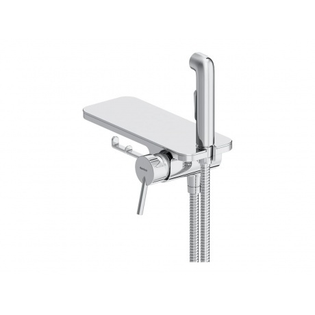 773500001 Jupiter, смеситель монтируемый в стену с гиг. душем и полкой, хром
773500001 Jupiter, смеситель монтируемый в стену с гиг. душем и полкой, хром