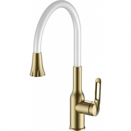 Смеситель для кухни с гибким изливом и режимом душ Haiba матовое золото (HB42830-5)
Смеситель для кухни с гибким изливом и режимом душ Haiba матовое золото (HB42830-5)