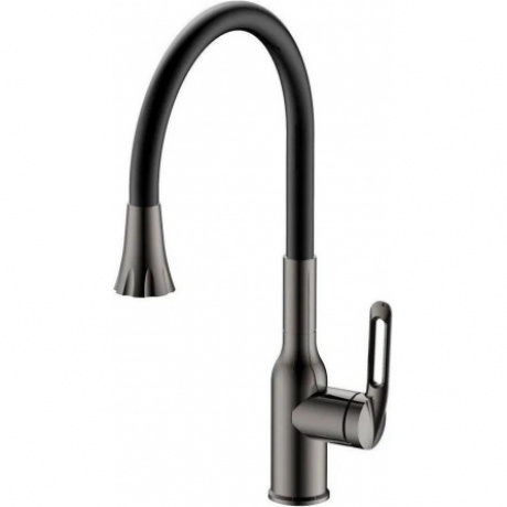 Смеситель для кухни с гибким изливом и режимом душ Haiba оружейная сталь (HB42830-3)
Смеситель для кухни с гибким изливом и режимом душ Haiba оружейная сталь (HB42830-3)