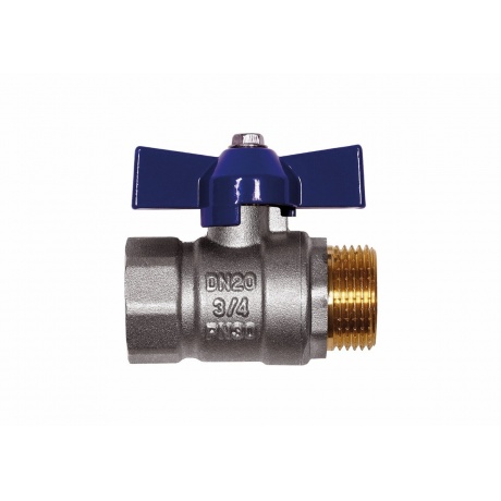 Кран шаровой с американкой RM-L 3/4 никелированный бабочка Ду20 Ру30 (НК 11Б27п1)
Кран шаровой с американкой RM-L 3/4 никелированный бабочка Ду20 Ру30 (НК 11Б27п1)