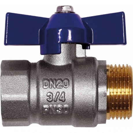 Кран шаровой с американкой RM-L 3/4 никелированный бабочка Ду20 Ру30 (НК 11Б27п1)
Кран шаровой с американкой RM-L 3/4 никелированный бабочка Ду20 Ру30 (НК 11Б27п1)