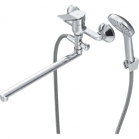 Смеситель для ванны и душа с длинным изливом и душевым набором AM.PM X-Joy F85A90100, хром
Смеситель для ванны и душа с длинным изливом и душевым набором AM.PM X-Joy F85A90100, хром