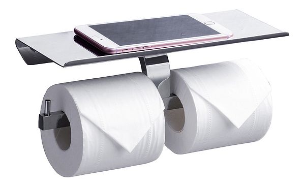 Держатель туалетной бумаги с полкой RUSH Edge (ED77142B)
Держатель туалетной бумаги с полкой RUSH Edge (ED77142B)