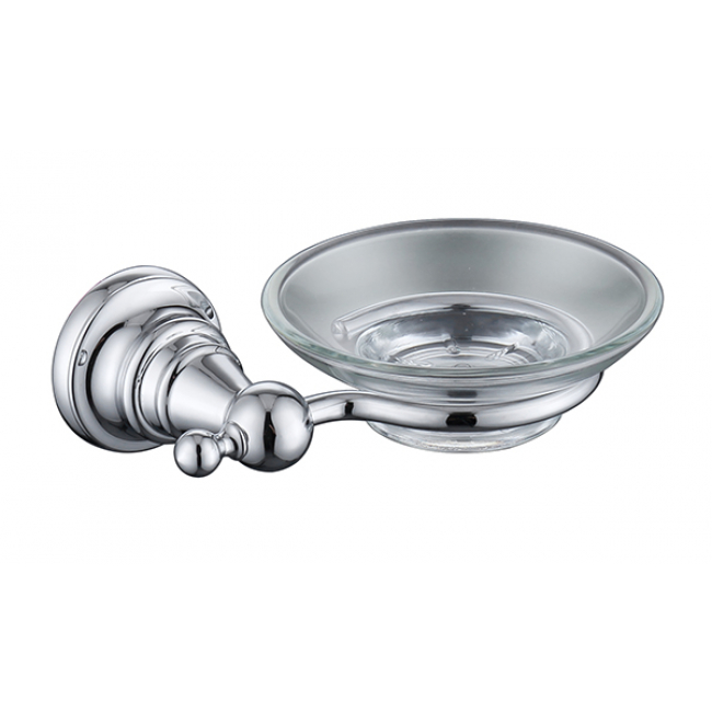 Мыльница (стекло) KAISER хром (латунь) (KH-2203)
Мыльница (стекло) KAISER хром (латунь) (KH-2203)