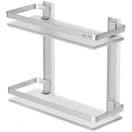 Полка двухуровневая стеклянная AM.PM Sense L A7455200 серебристый
Полка двухуровневая стеклянная AM.PM Sense L A7455200 серебристый