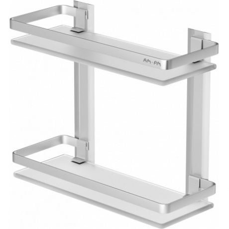 Полка двухуровневая стеклянная AM.PM Sense L A7455200 серебристый
Полка двухуровневая стеклянная AM.PM Sense L A7455200 серебристый