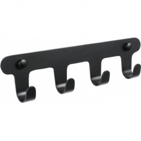 Планка 4 крючка Fixsen PRACTICA, черный (FX-805B-4)
Планка 4 крючка Fixsen PRACTICA, черный (FX-805B-4)