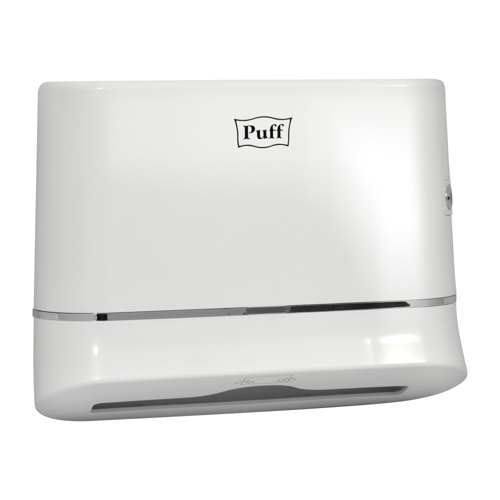 Диспенсер бумажных полотенец Puff-5135, белый, с замком, ABS-пластик 1402.008
Диспенсер бумажных полотенец Puff-5135, белый, с замком, ABS-пластик 1402.008
