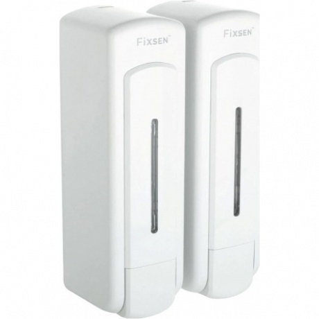 Дозатор для ж/м настенный двойной 325+325мл Fixsen HOTEL пластик белый (FX-31012H-2)
Дозатор для ж/м настенный двойной 325+325мл Fixsen HOTEL пластик белый (FX-31012H-2)