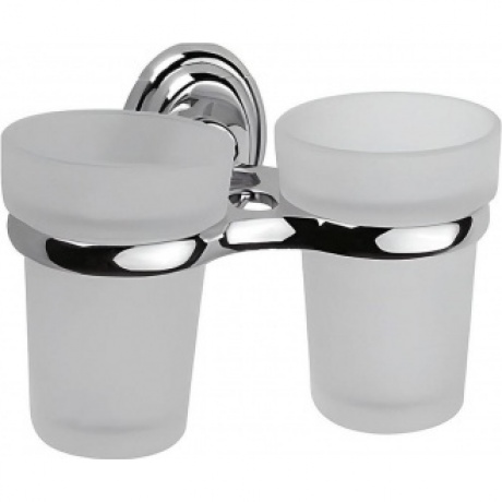 Стакан для ванной комнаты двойной Haiba хром (HB1508)
Стакан для ванной комнаты двойной Haiba хром (HB1508)