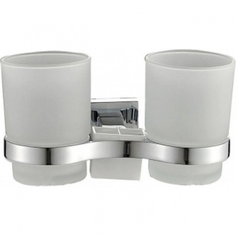 Стакан для ванной комнаты двойной Haiba хром (HB8608)
Стакан для ванной комнаты двойной Haiba хром (HB8608)