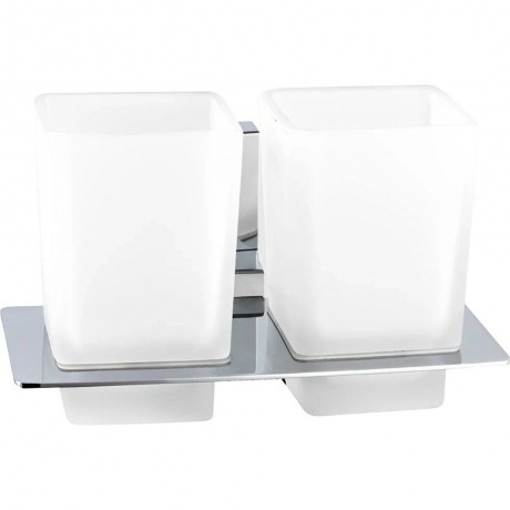 Стакан для ванной комнаты двойной Haiba хром (HB8808)
Стакан для ванной комнаты двойной Haiba хром (HB8808)