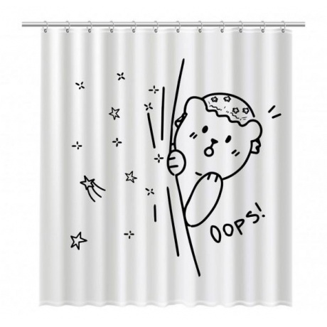 Шторка для ванной Fixsen Teddy Oops (FX-2505)
Шторка для ванной Fixsen Teddy Oops (FX-2505)