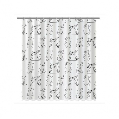 Шторка для ванной Fixsen Teddy Wash (FX-1505)
Шторка для ванной Fixsen Teddy Wash (FX-1505)