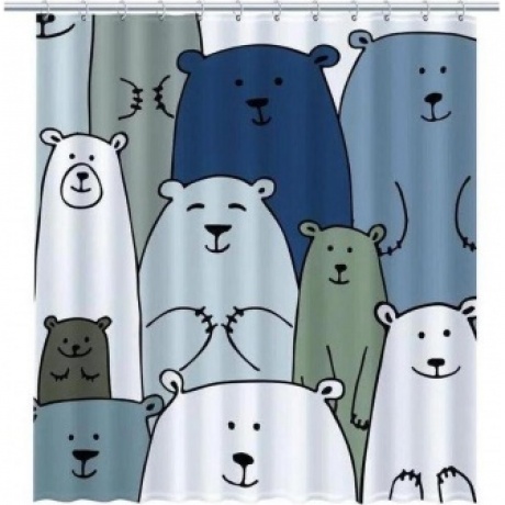 Шторка для ванной FIXSEN BEAR (FX-2503)
Шторка для ванной FIXSEN BEAR (FX-2503)