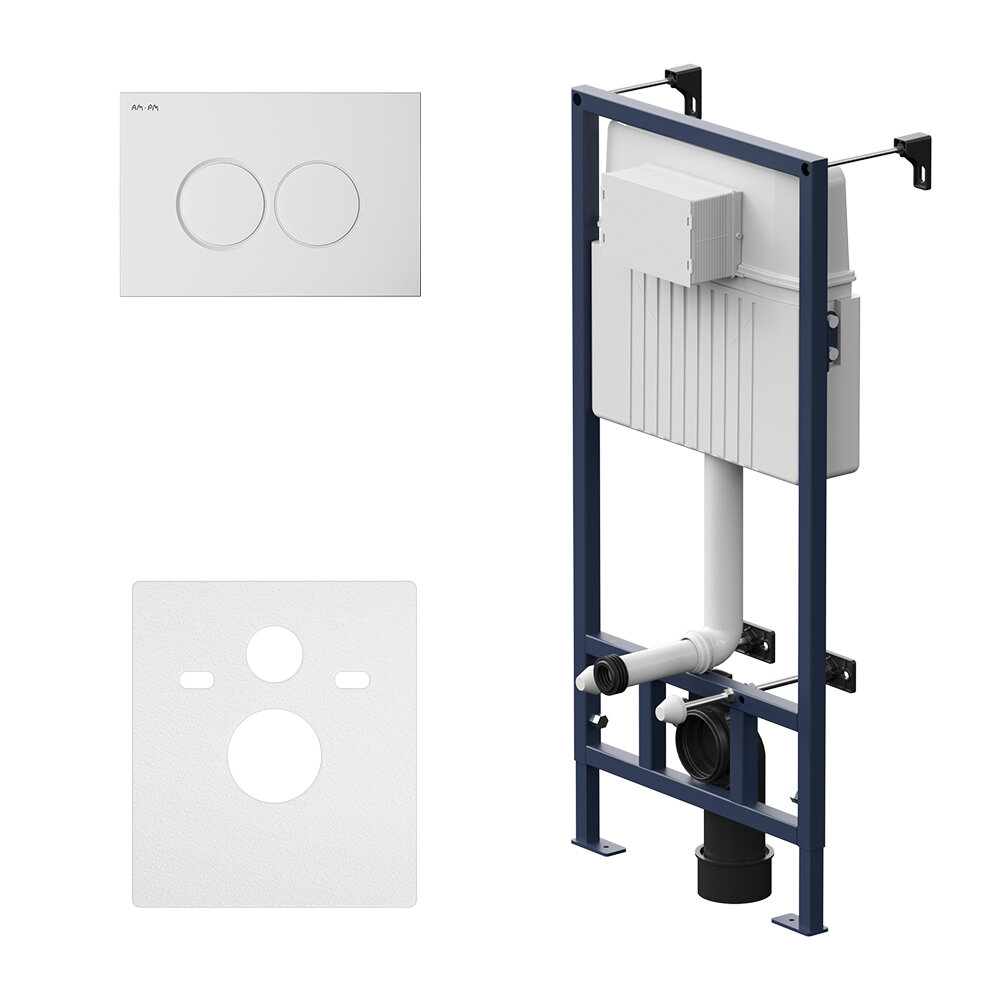 Инсталляция для подвесного унитаза AM.PM ProC I012707.0101 с клавишей ProC L пластик, белый глянцевый
Инсталляция для подвесного унитаза AM.PM ProC I012707.0101 с клавишей ProC L пластик, белый глянцевый