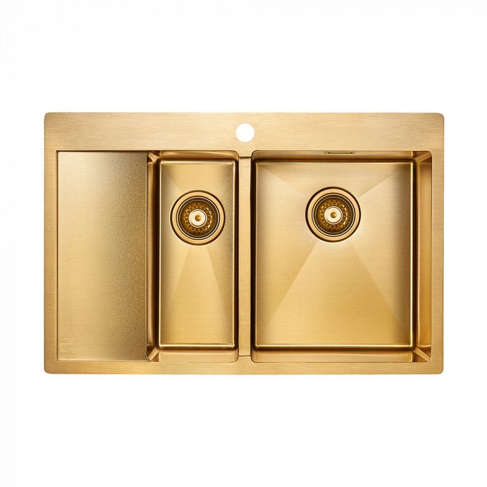 Мойка для кухни нержавеющая Paulmark UNION PM537851-BGR брашированное золото
Мойка для кухни нержавеющая Paulmark UNION PM537851-BGR брашированное золото