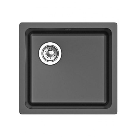 RIVELATO Мойка BERKANA 45 1-чаш 485*455, монтаж: универсальный, материал: кварц, цвет: антрацит
RIVELATO Мойка BERKANA 45 1-чаш 485*455, монтаж: универсальный, материал: кварц, цвет: антрацит