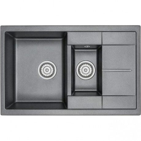 Кухонная мойка GRANULA (7802, ЧЁРНЫЙ)
Кухонная мойка GRANULA (7802, ЧЁРНЫЙ)