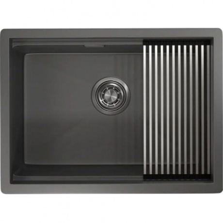 Кухонная мойка GRANULA (6045U, ГРАФИТ МАТОВЫЙ)
Кухонная мойка GRANULA (6045U, ГРАФИТ МАТОВЫЙ)