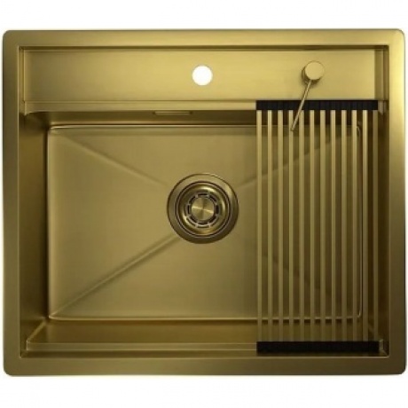 Кухонная мойка GRANULA (6051, ЗОЛОТО САТИН)
Кухонная мойка GRANULA (6051, ЗОЛОТО САТИН)