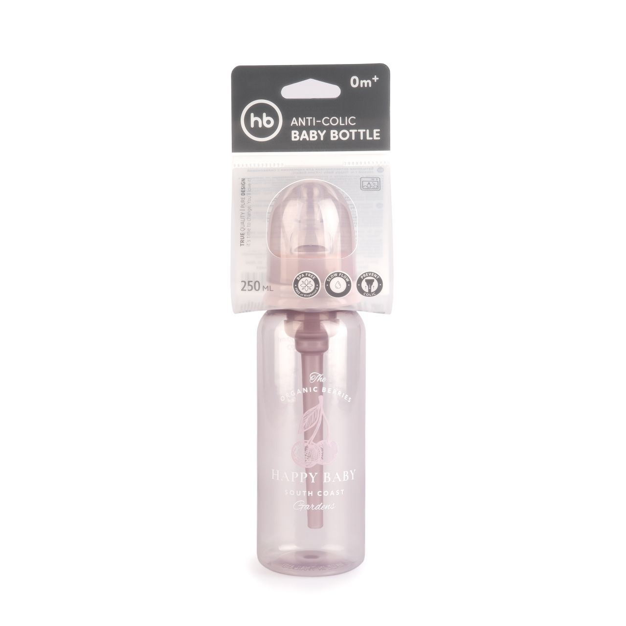 Бутылочка HAPPY BABY 10015L антиколиковая с силиконовой соской lilac, 250 мл.
Бутылочка HAPPY BABY 10015L антиколиковая с силиконовой соской lilac, 250 мл.