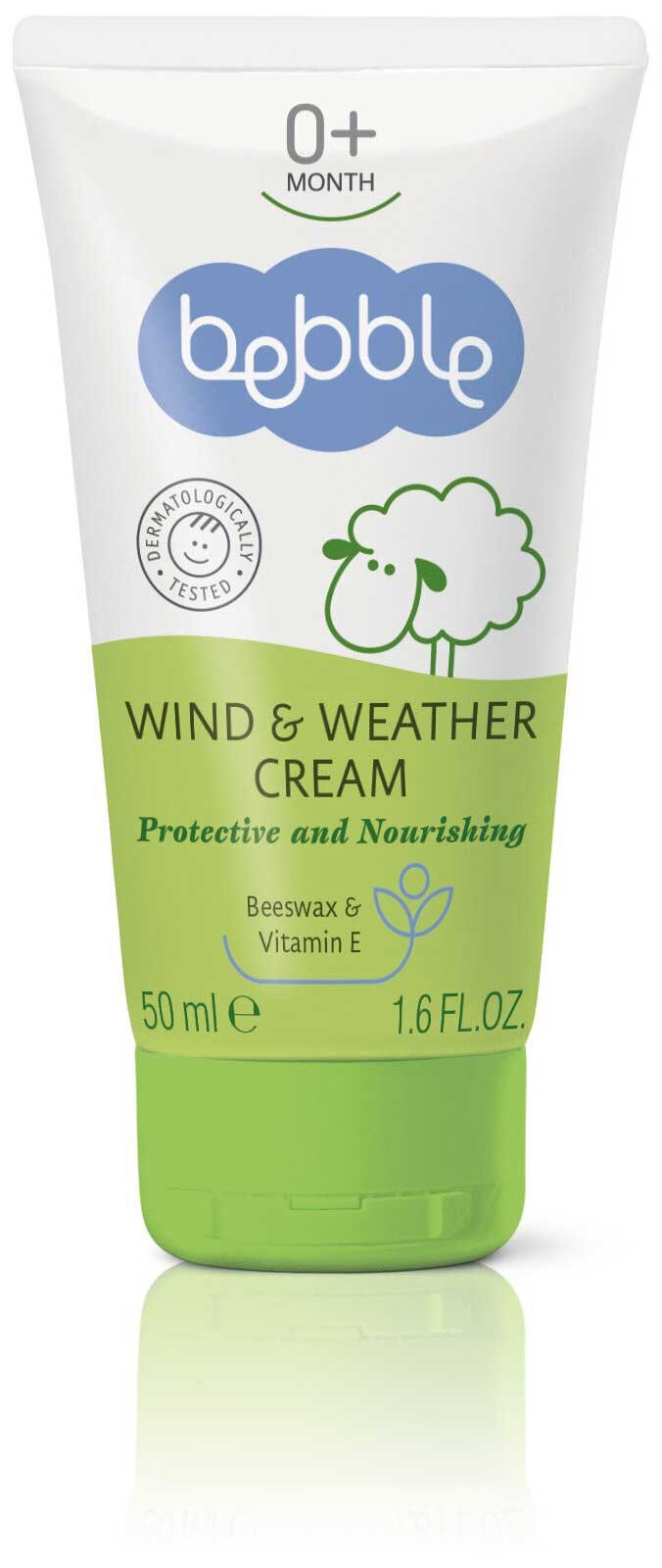 Крем Bebble для защиты от ветра и непогоды детский 0+ 50мл
Крем Bebble для защиты от ветра и непогоды детский 0+ 50мл