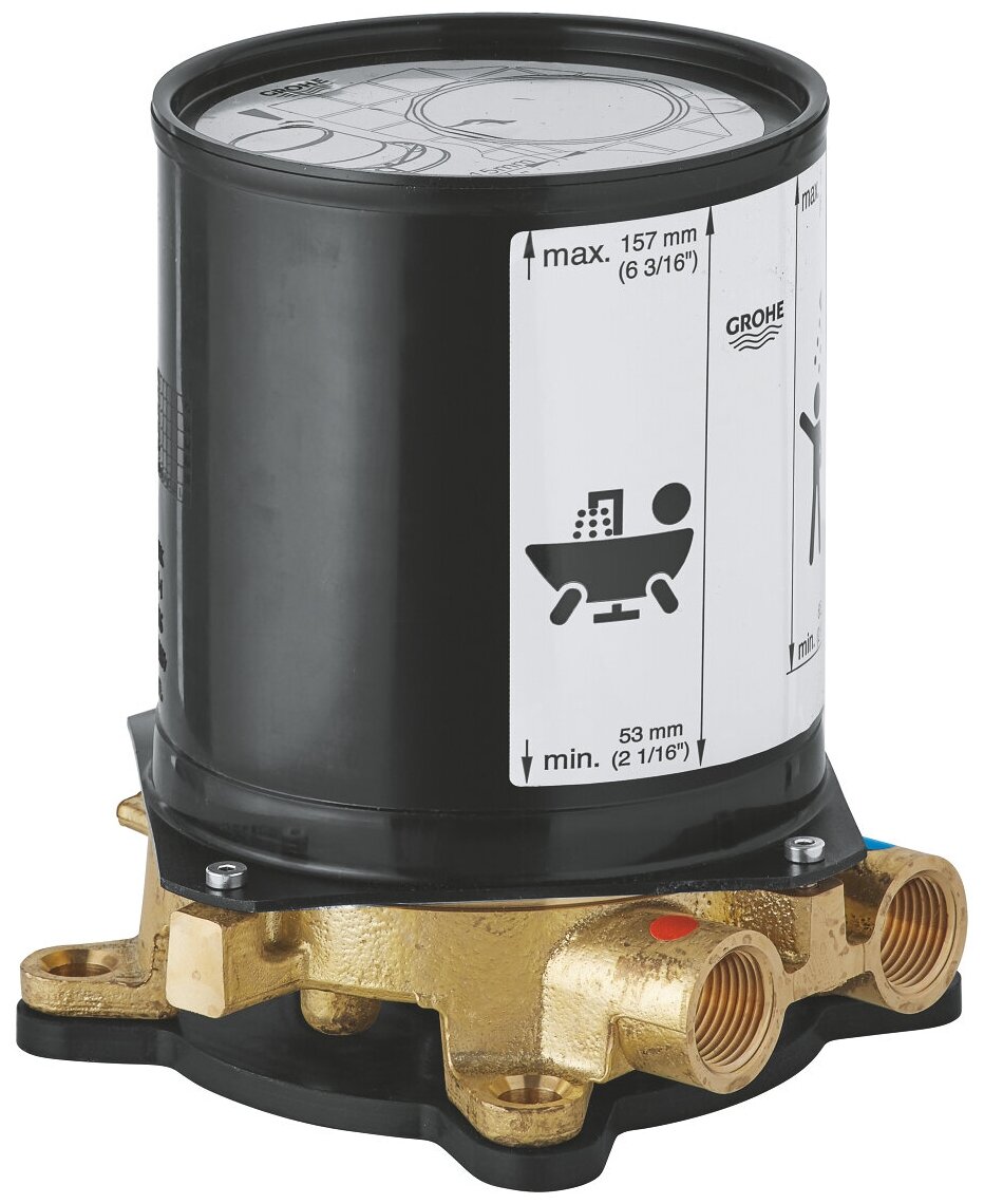 Встраиваемая часть смесителя Grohe 45984001
Встраиваемая часть смесителя Grohe 45984001