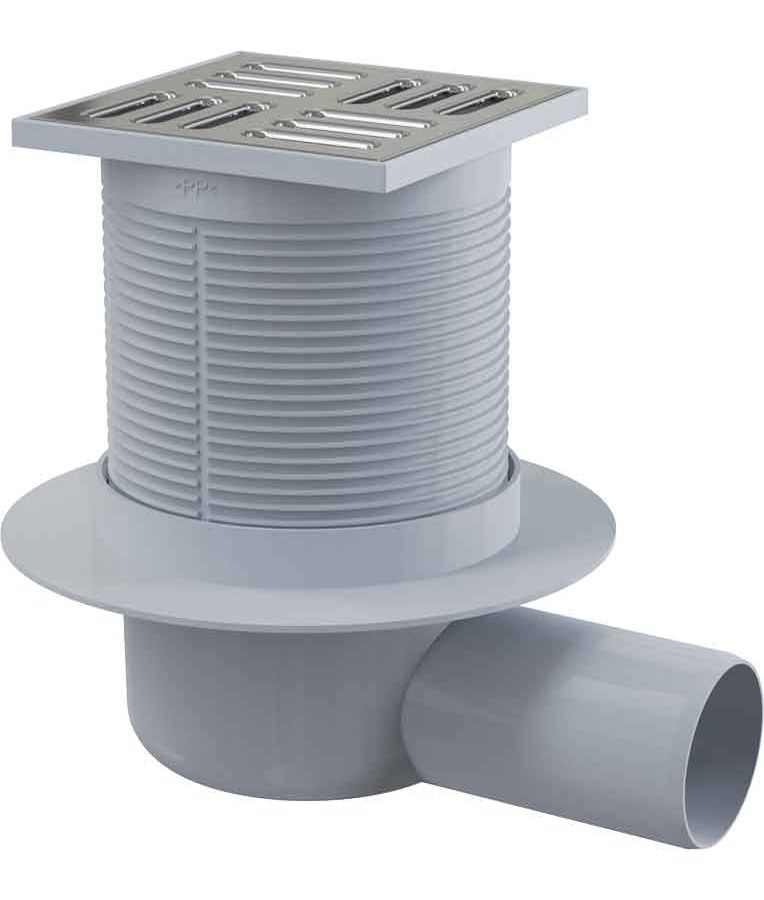 Сливной трап AlcaPlast APV31 105105/50 мм боковой сток, решетка из нержавеющей стали, гидрозатвор комбинированный SMART
Сливной трап AlcaPlast APV31 105105/50 мм боковой сток, решетка из нержавеющей стали, гидрозатвор комбинированный SMART