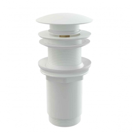 Донный клапан AlcaPlast A395B сифона для умывальника CLICK/CLACK 5/4", цельнометаллический с большой белой заглушкой, без перелива, для пластиковых и стеклянных умывальников, белый
Донный клапан AlcaPlast A395B сифона для умывальника CLICK/CLACK 5/4", цельнометаллический с большой белой заглушкой, без перелива, для пластиковых и стеклянных умывальников, белый
