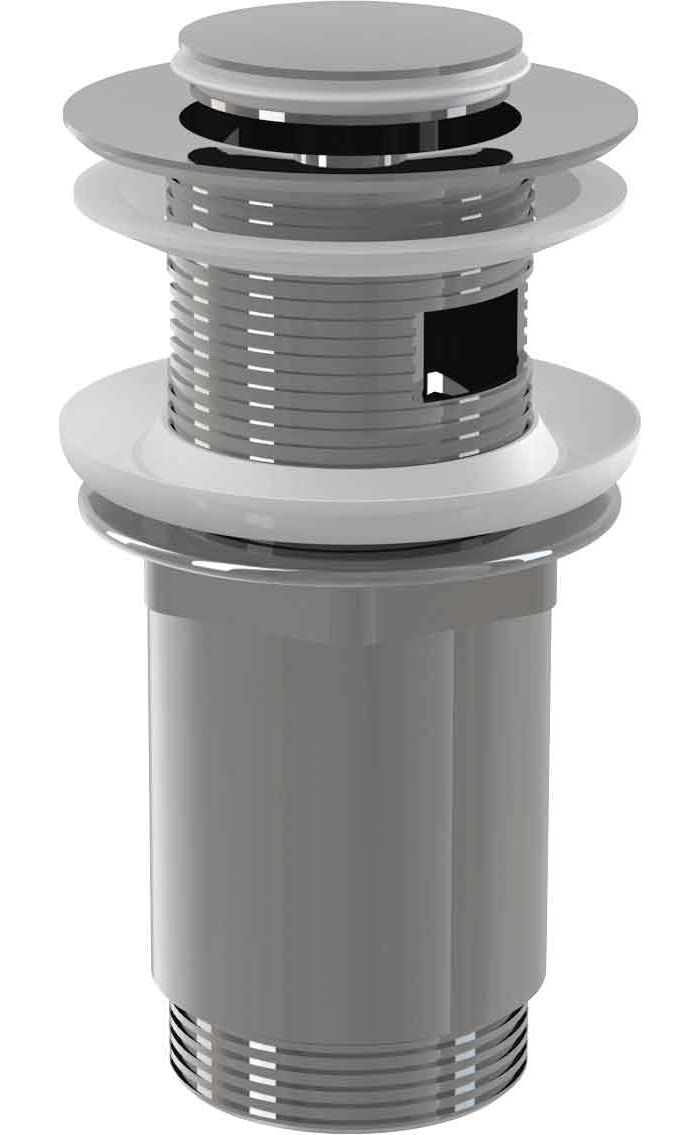 Донный клапан AlcaPlast A391 сифона для умывальника CLICK/CLACK 5/4", цельнометаллический с переливом и малой заглушкой, хром
Донный клапан AlcaPlast A391 сифона для умывальника CLICK/CLACK 5/4", цельнометаллический с переливом и малой заглушкой, хром