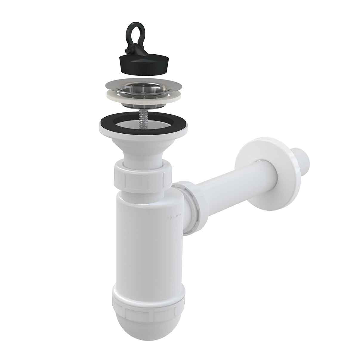 Сифон AlcaPlast A410 для умывальника DN32 с нержавеющей peшeткой DN63, пластиковый белый
Сифон AlcaPlast A410 для умывальника DN32 с нержавеющей peшeткой DN63, пластиковый белый