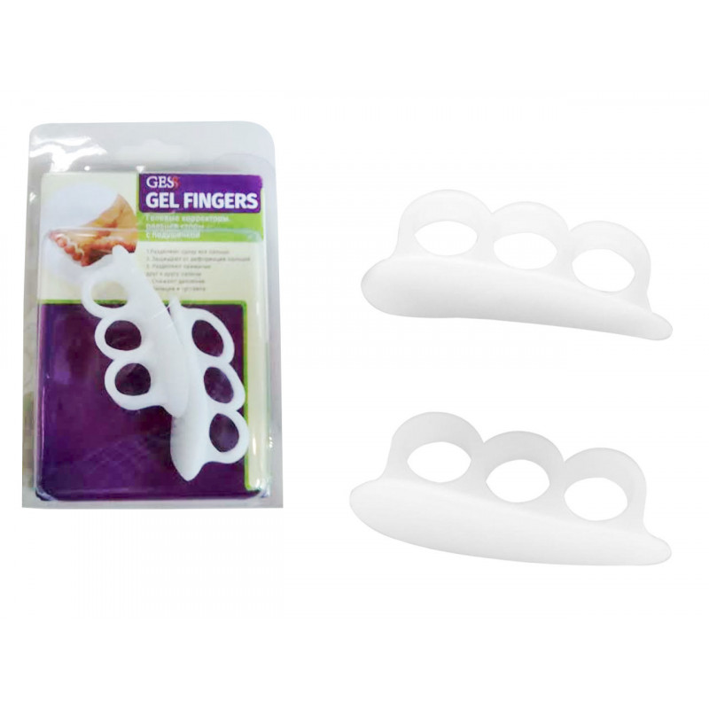 Гелевые корректоры пальцев с подушечкой Gel Fingers GESS-026
Гелевые корректоры пальцев с подушечкой Gel Fingers GESS-026