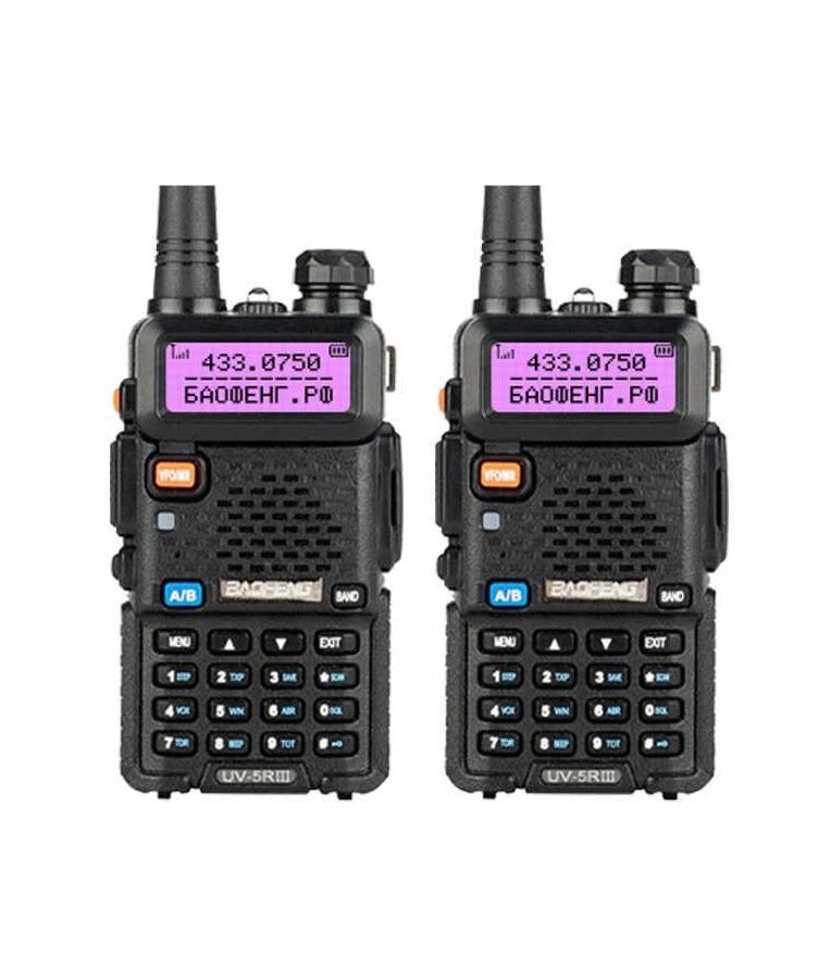 Рация Baofeng UV-5R 2шт
Рация Baofeng UV-5R 2шт