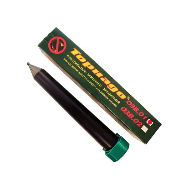 Отпугиватель земляных вредителей Торнадо-ОЗВ.01
Отпугиватель земляных вредителей Торнадо-ОЗВ.01