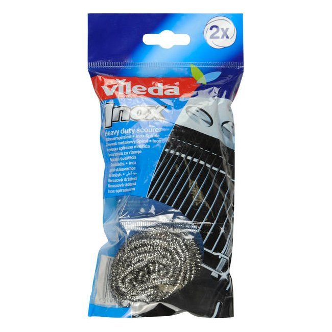 Губка из металлической спирали 2+1шт VILEDA
Губка из металлической спирали 2+1шт VILEDA