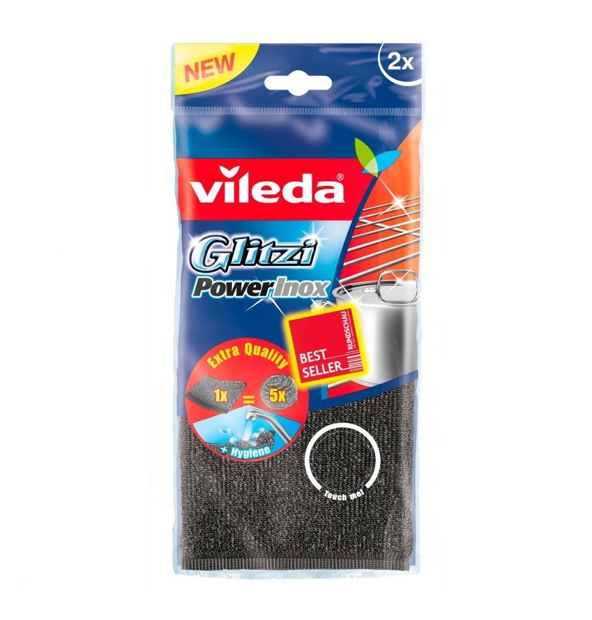 Губка металлическая ИНОКС ПАУЭР 2шт VILEDA
Губка металлическая ИНОКС ПАУЭР 2шт VILEDA