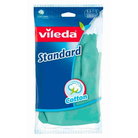 Перчатки резиновые СТАНДАРТ с внутренним хлопковым напылением S VILEDA
Перчатки резиновые СТАНДАРТ с внутренним хлопковым напылением S VILEDA