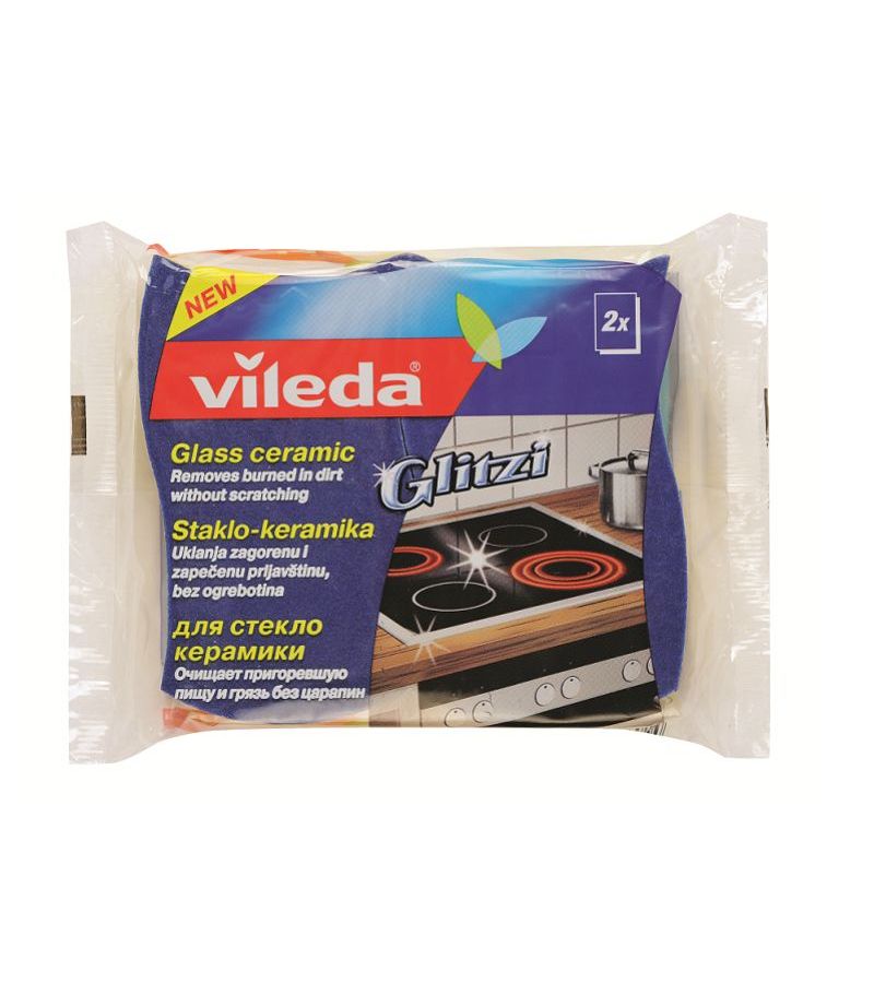 Губка для стеклокерамических плит 2шт VILEDA
Губка для стеклокерамических плит 2шт VILEDA