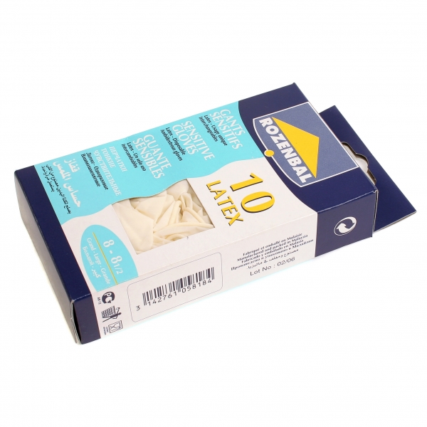 Перчатки латекс 10шт большие ROZENBAL
Перчатки латекс 10шт большие ROZENBAL