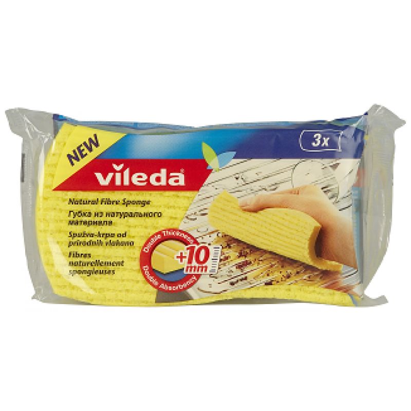 Тряпка губчатая 3шт VILEDA
Тряпка губчатая 3шт VILEDA