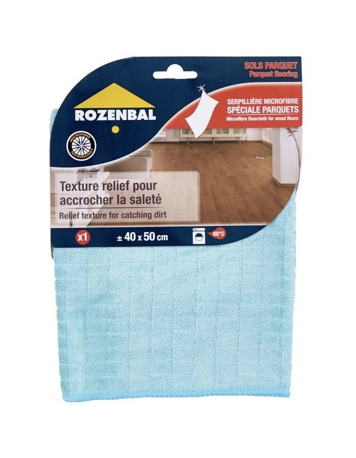 Тряпка для кафеля и паркета микрофибра макси 40х50см ВИТНЕТТ ROZENBAL
Тряпка для кафеля и паркета микрофибра макси 40х50см ВИТНЕТТ ROZENBAL