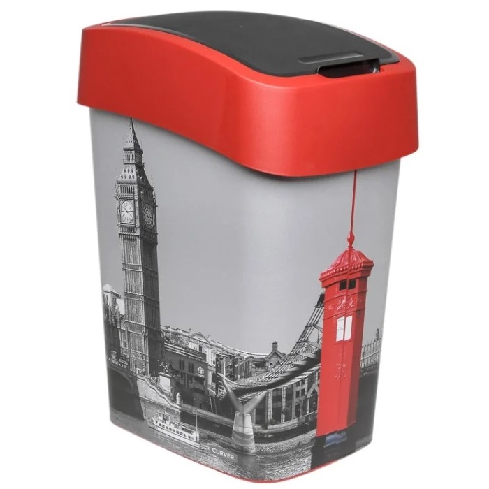 Контейнер для мусора DECO FLIP BINS London
Контейнер для мусора DECO FLIP BINS London