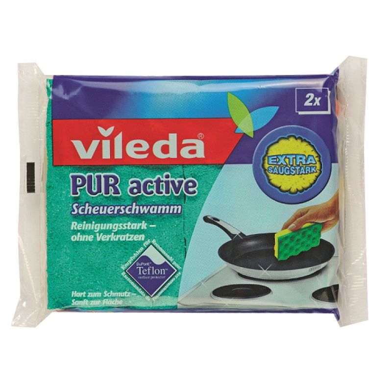 Губка для плит ПУР АКТИВ 2шт VILEDA
Губка для плит ПУР АКТИВ 2шт VILEDA