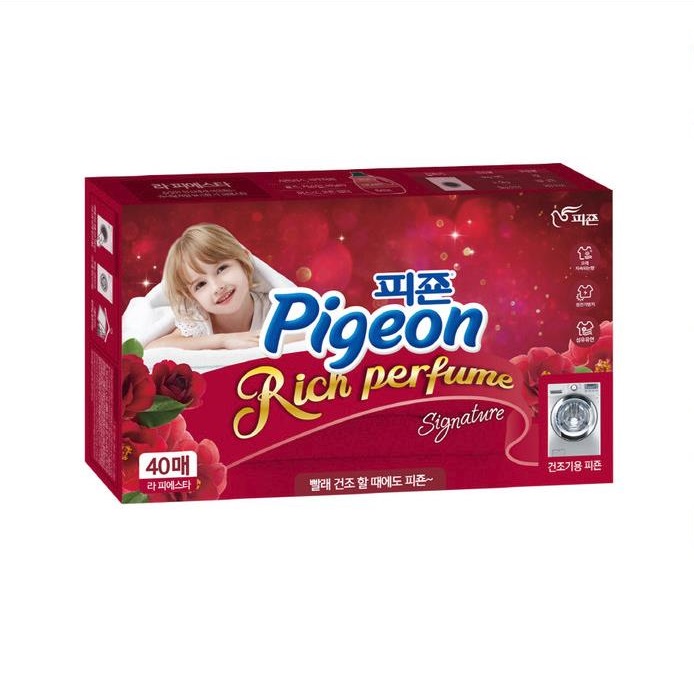 Кондиционер для белья Pigeon Rich Perfume Signature Dryer Sheet La Fiesta (40 листов)
Кондиционер для белья Pigeon Rich Perfume Signature Dryer Sheet La Fiesta (40 листов)